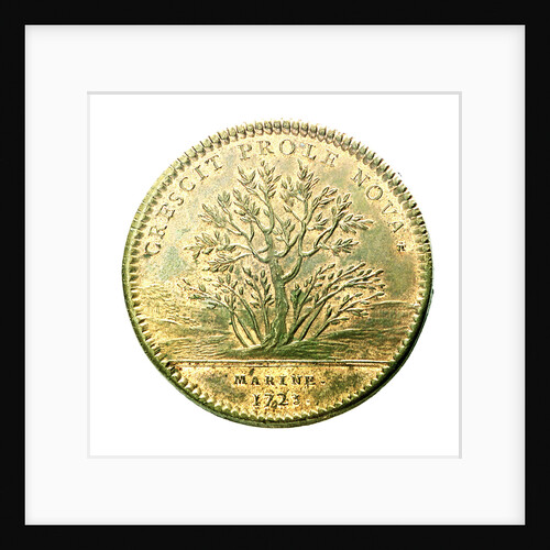 Counter commemorating the opening up of the new colonies; reverse by unknown