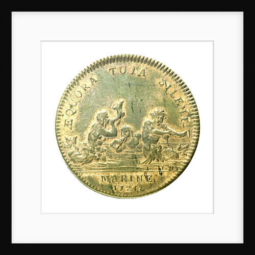 Counter commemorating peace with England; reverse by J. Bernard