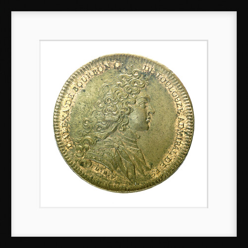 Counter commemorating the fitting out of a squadron under Admiral René Duguay-Trouin (1673-1736) by H. Roussel