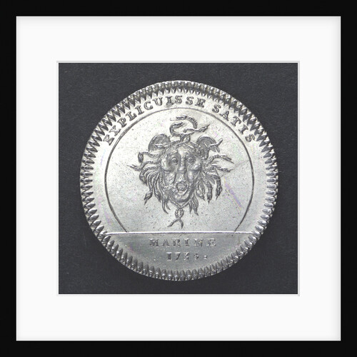 Counter commemorating the dispatch of a squadron to Danzig, 1735; reverse by unknown