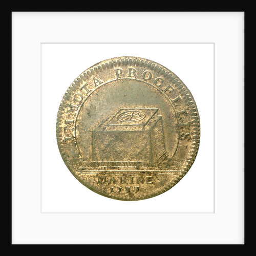 Counter commemorating Comte de Toulouse still Admiral of France; reverse by unknown