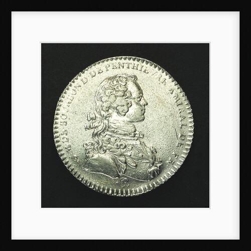 Counter commemorating the landing of the Young Pretender in Scotland, 1746; obverse by J.C. Roettier