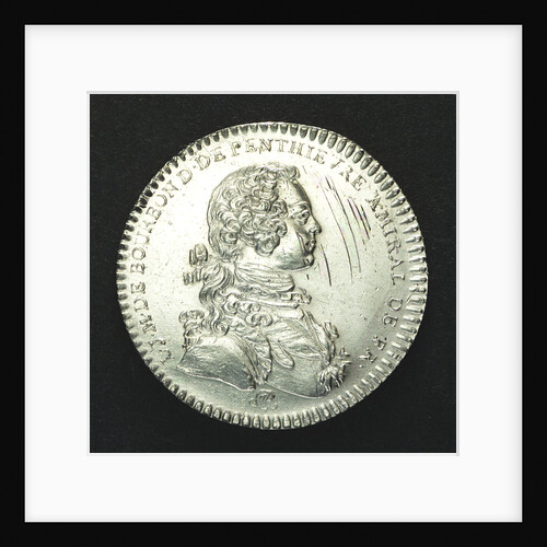 Counter commemorating the completion of the ship-building programme; obverse by J.C. Roettier