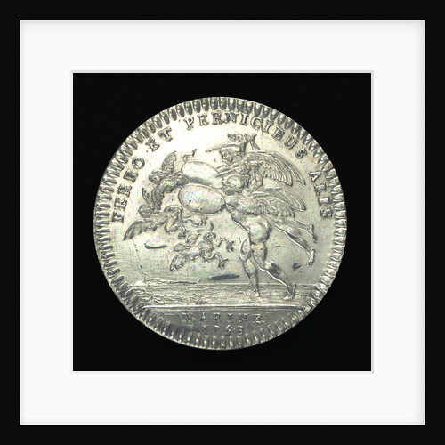 Counter commemorating Montcalm's success in Canada; reverse by unknown