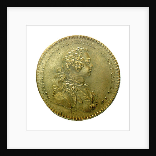 Counter commemorating Montcalm's successes in Canada; obverse by J.C. Roettier