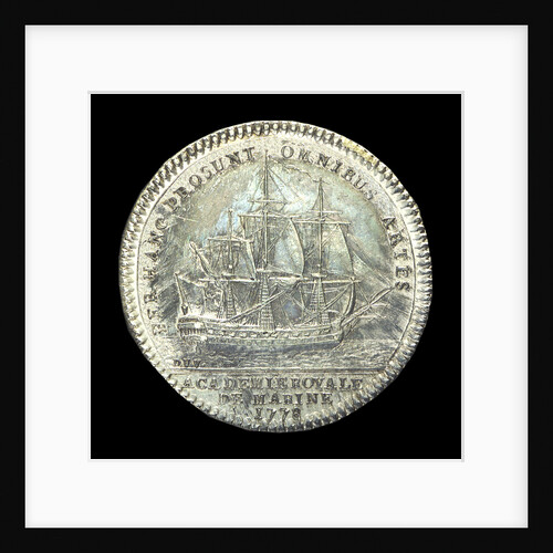 Counter commemorating the Marine Academy; reverse by J.P. Droz