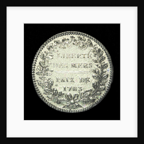 Counter commemorating the liberty of the seas and peace with England, 1783; reverse by N.M. Gatteaux