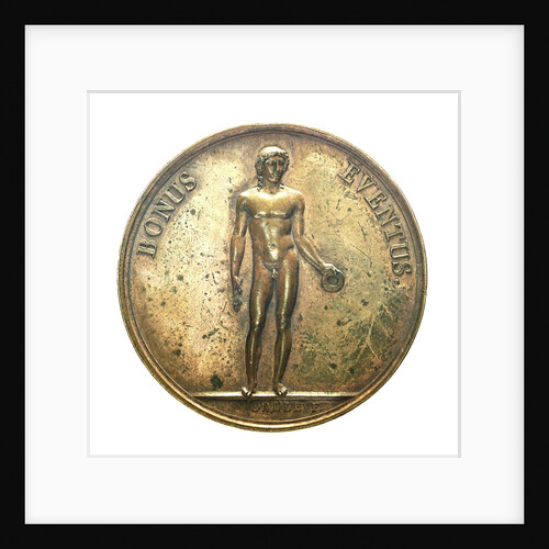 Counter commemorating the landing of Napoleon Bonaparte at Frejus, 1799; obverse by D.V. Denon