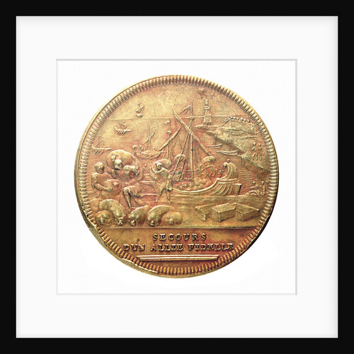 Counter commemorating the alliance of Rome and Hiero of Sicily, BC263; reverse by Jac Dassier