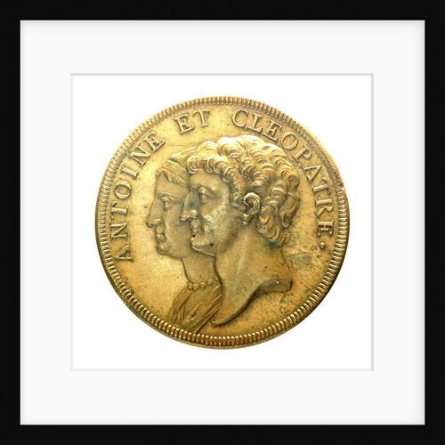 Counter commemorating the Battle of Actium BC31; obverse by J. Dassier