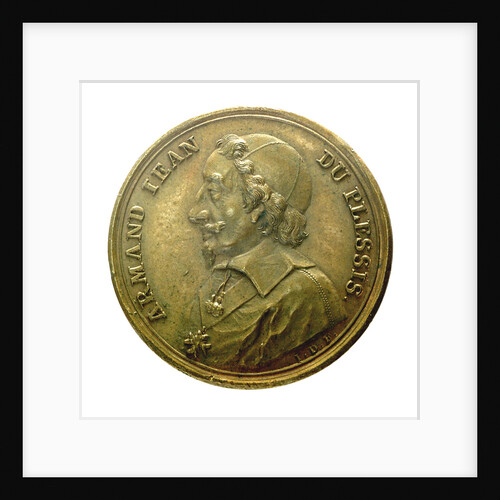 Counter commemorating the death of Cardinal Richelieu, 1642; obverse by J. Dassier