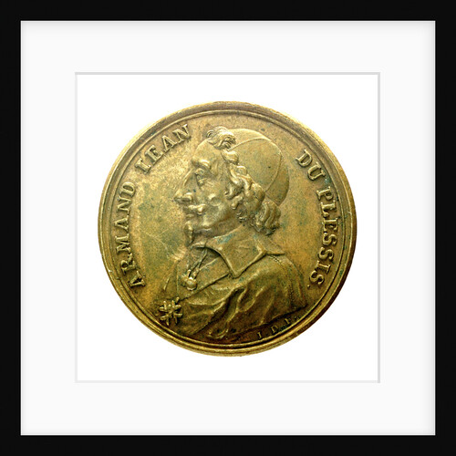Counter commemorating Cardinal Richelieu; obverse by J. Dassier