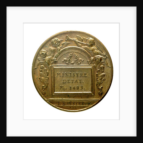Counter commemorating Minister Colbert; reverse by J. Dassier