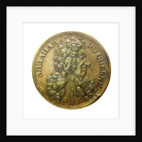 Counter commemorating Admiral Duquesne; obverse by J. Dassier