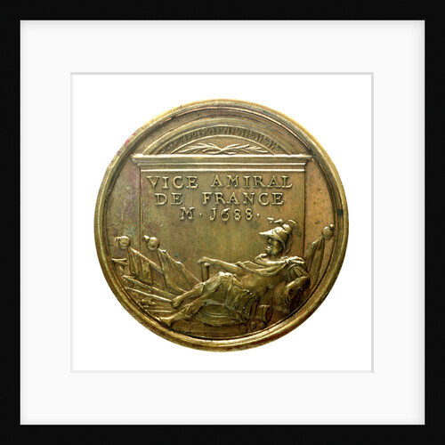 Counter commemorating Admiral Duquesne; reverse by J. Dassier