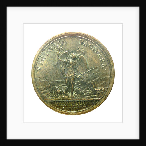 Medal commemorating the Spanish defeat at Dunkirk, 1658; reverse by J. Mauger
