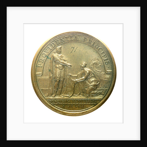 Medal commemorating the cession of Dunkirk; reverse by J. Mauger