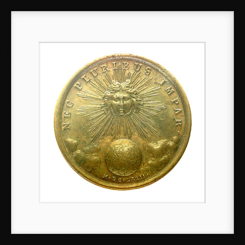 The presentation medal to Admiral Michel Adrianzoon de Ruyter (1607-1676); reverse by J. Mauger