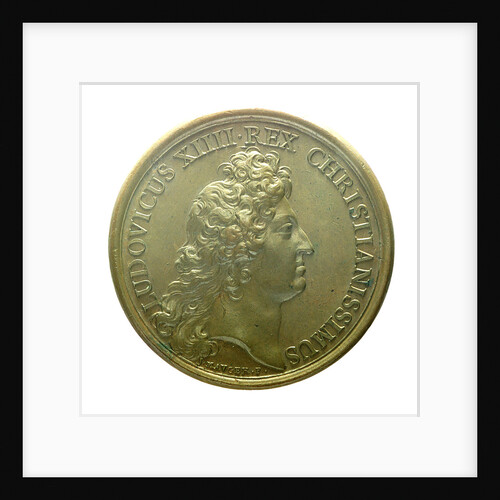 Medal commemorating the alliance of France and Holland, 1666; obverse by J. Mauger