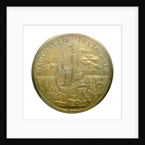 Medal commemorating the strengthened navy; reverse by J. Mauger