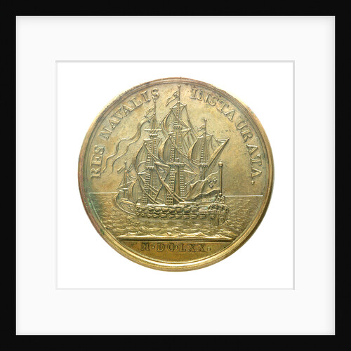 Medal commemorating the prepared naval forces; reverse by J. Mauger