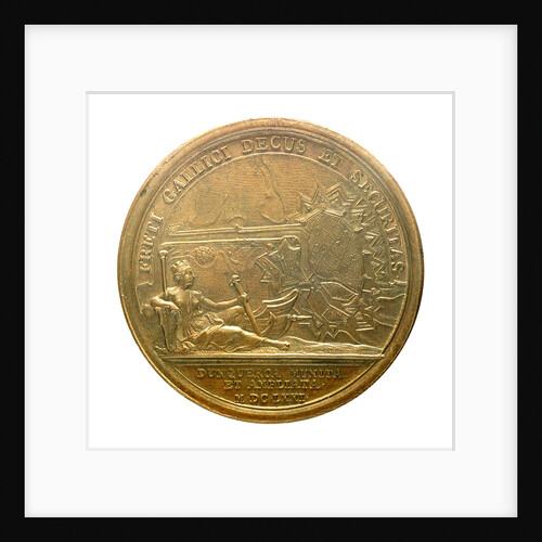 Medal commemorating Dunkirk fortified; reverse by J. Mauger