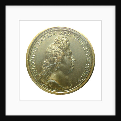 Medal commemorating the attack on Belle Isle, 1674; obverse by J. Mauger