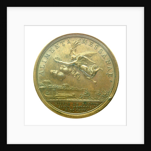 Medal commemorating the Spanish defeated at Messina, 1675; reverse by J. Mauger