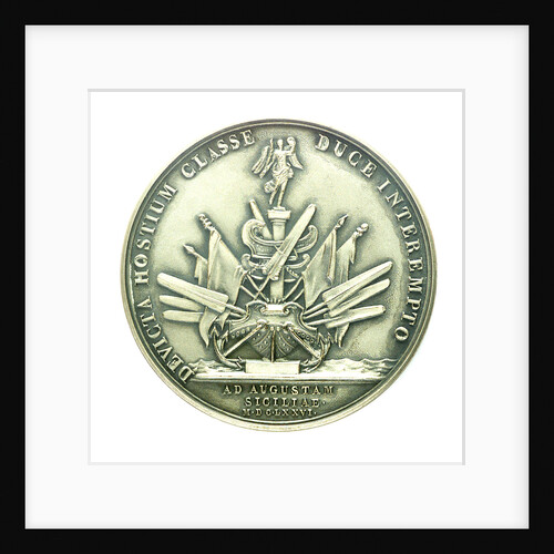 Medal commemorating the defeat of the Dutch and Spanish fleets at Catania, 1676; reverse by J. Mauger