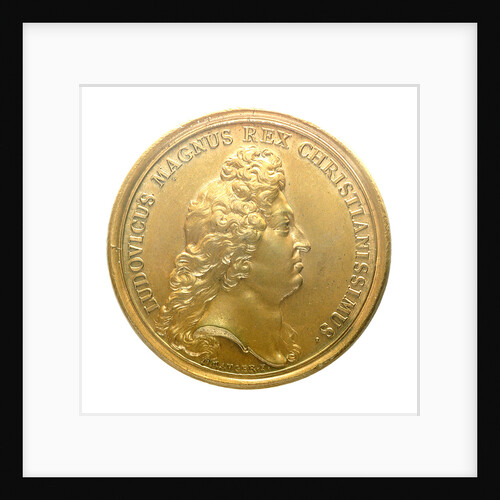 Medal commemorating the defeat of the Dutch and Spanish fleets at Palermo, 1676; obverse by J. Mauger