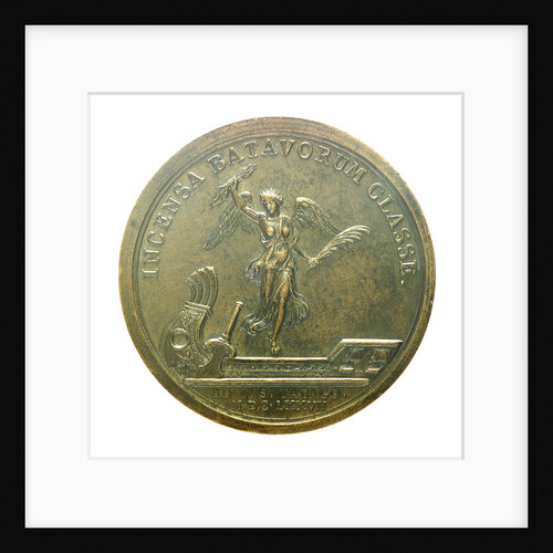 Medal commemorating the capture of Tobago, 1677; reverse by J. Mauger