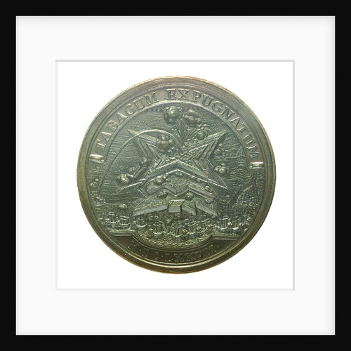 Medal commemorating the capture of Tobago, 1677; reverse by L.I.