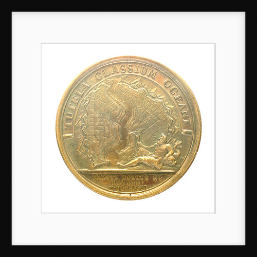 Medal commemorating Brest being made a naval base; reverse by J. Mauger