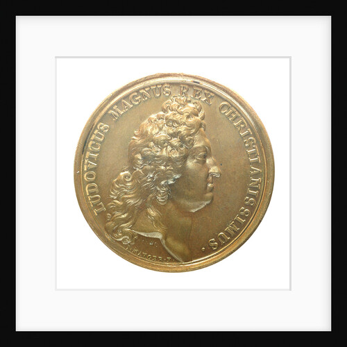 Medal commemorating the Peace with Algiers, 1684; obverse by J. Mauger