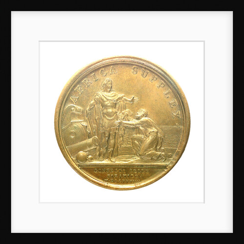 Medal commemorating the Peace with Algiers, 1684; reverse by J. Mauger