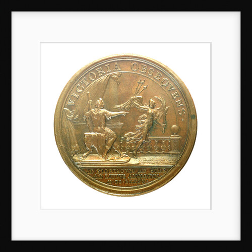 Medal commemorating the action off Beachy Head, 1690; reverse by J. Mauger