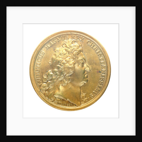 Medal commemorating the capture of Rosas, 1693; obverse by J. Mauger