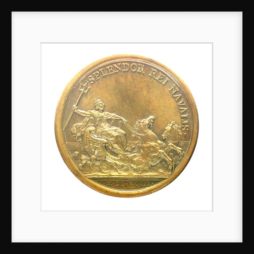 Medal commemorating the flourishing Navy; reverse by J. Mauger