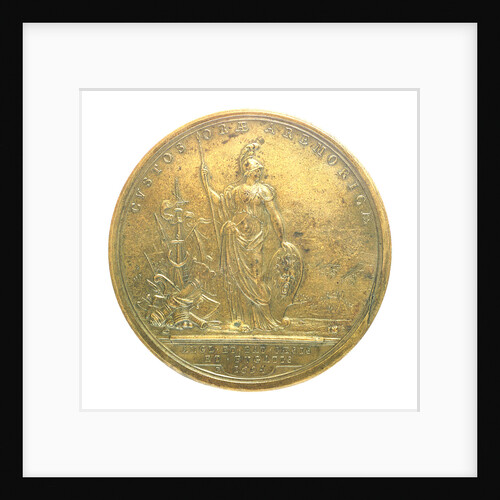 Medal commemorating the Expedition to Brest, 1694; reverse by H. Roussel