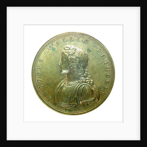 Medal commemorating James, Prince of Wales; obverse by N. Roettier