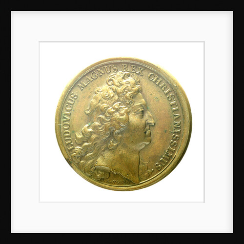 Medal commemorating the capture of Barcelona, 1697; obverse by J. Mauger