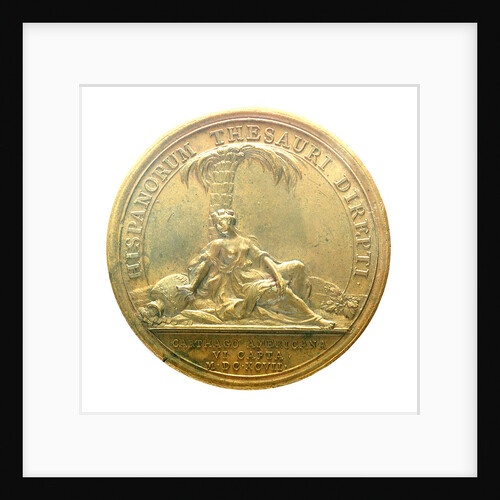 Medal commemorating the capture of Cartagena, 1697; reverse by unknown