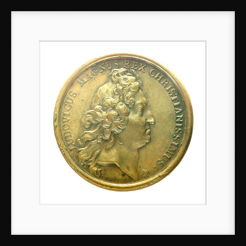 Medal commemorating the capture of Barcelona, Ath and Cartagena, 1697; obverse by J. Mauger