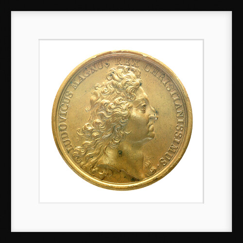 Medal commemorating the action off Malaga, 1704; obverse by J.A. Meisonie