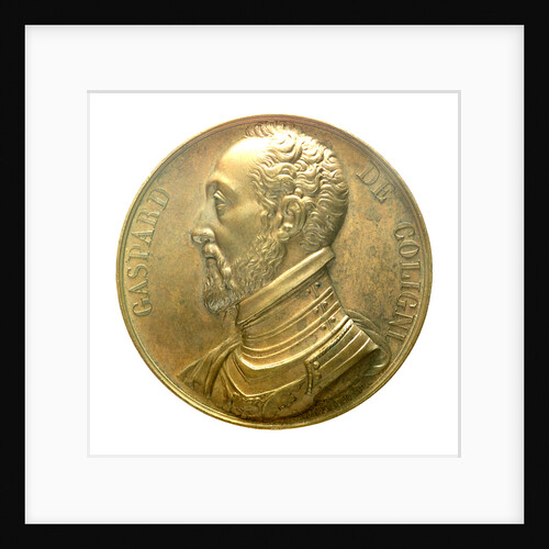 Medal commemorating Admiral Gaspard de Coligny (1516-1572); obverse by R. Gayrard