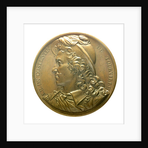 Medal commemorating Admiral Anne Hilarion de Contentin, Comte de Tourville (1642-1701); obverse by J.A. Pingret