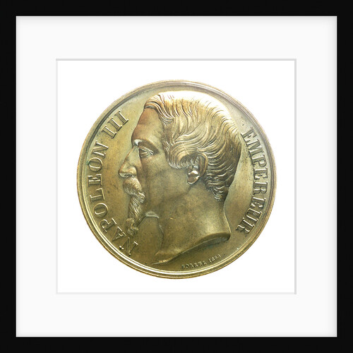 Medal commemorating the capture of Bomarsund, 1854; obverse by Valentin Maurice Borrel