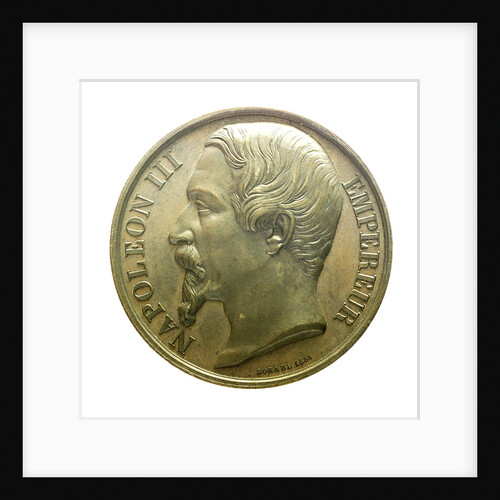Medal commemorating the capture of Kinburn, 1855; obverse by Valentin Maurice Borrel
