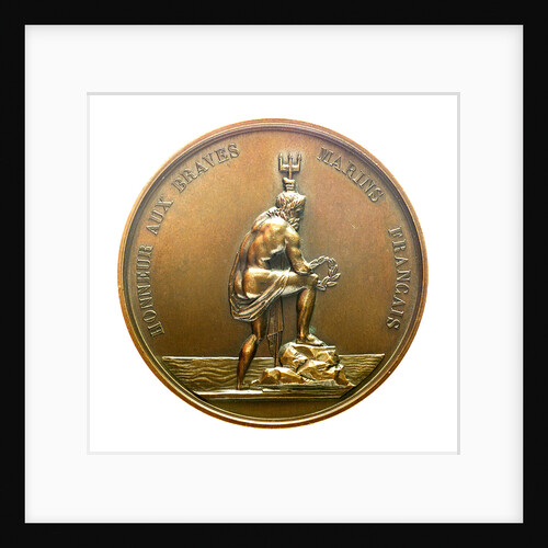 Medal commemorating the Baltic and Black Sea naval memorial, 1854-5; obverse by unknown