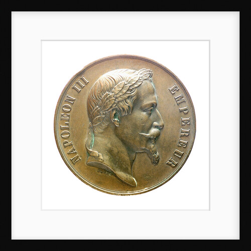 Medal commemorating a naval orphanage; obverse by J.J. Barre